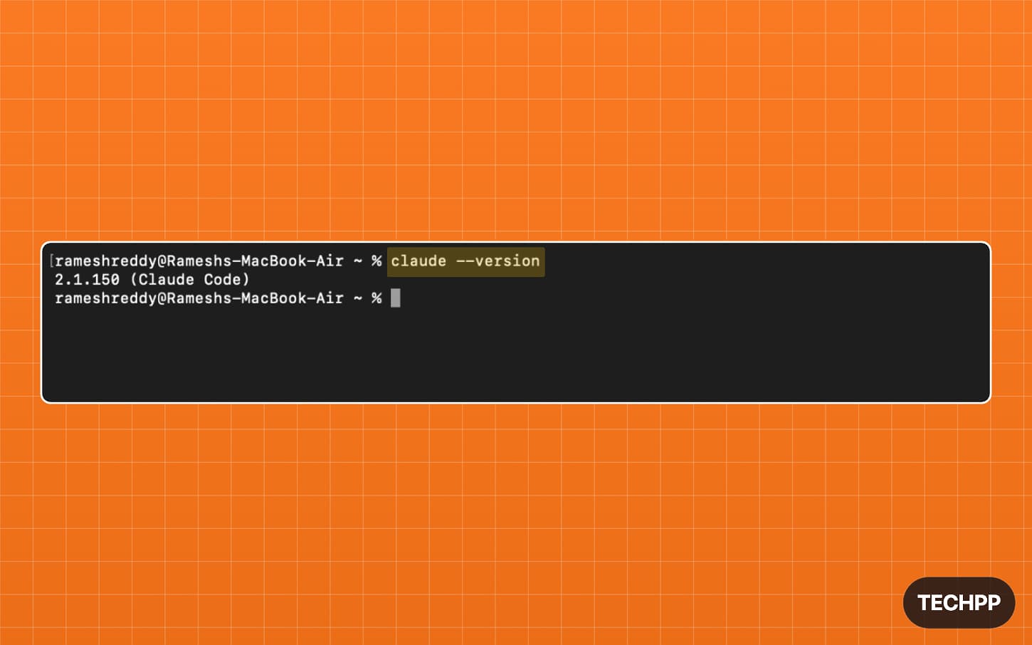 command to check claude version