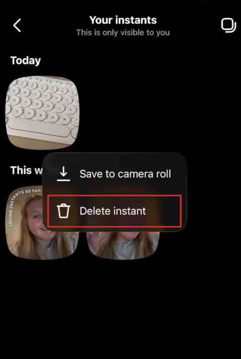 instagram instants delete photo how to turn off instagram instants (and unsend photos) - instagram instants delete photo