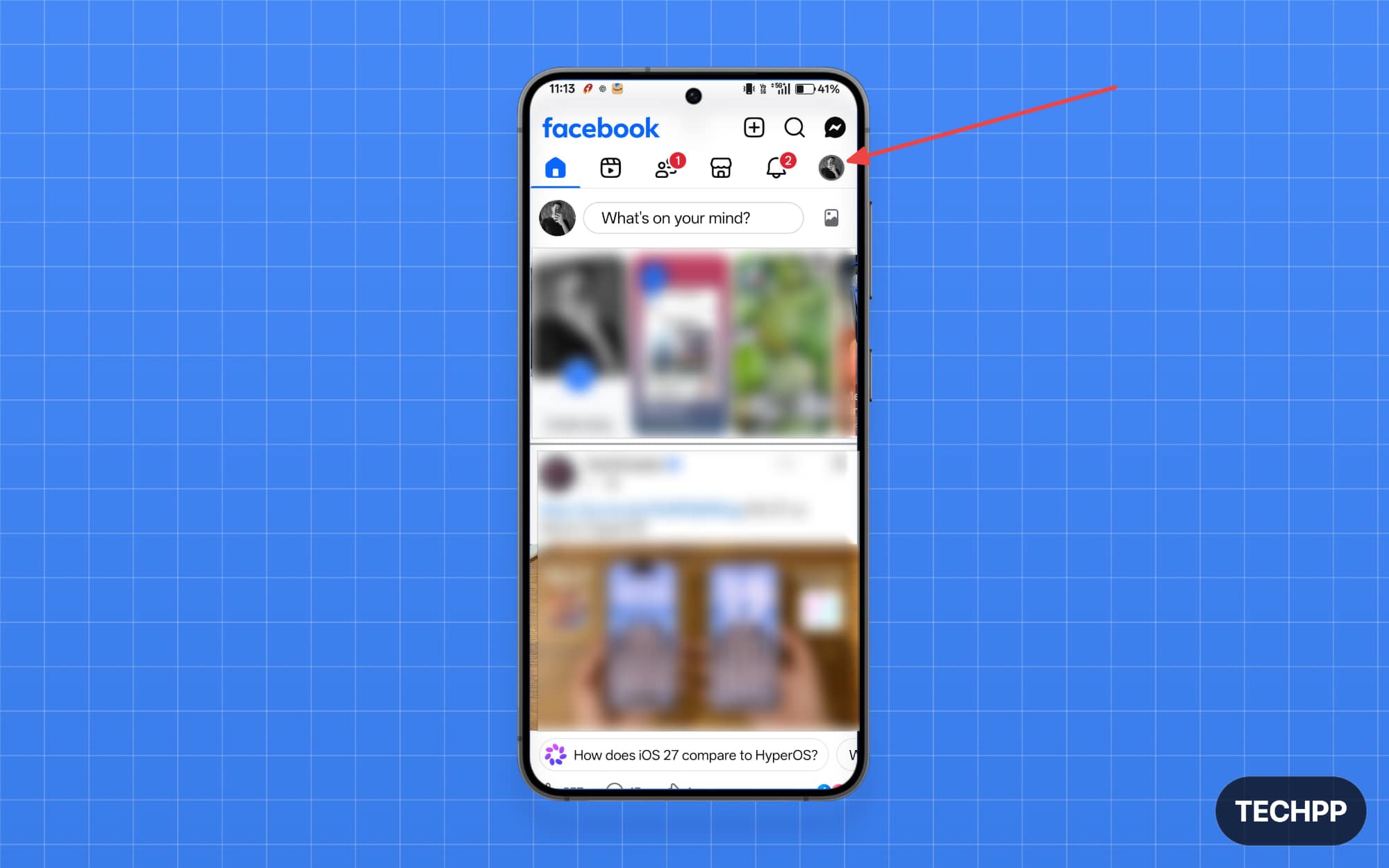 Facebook app profile