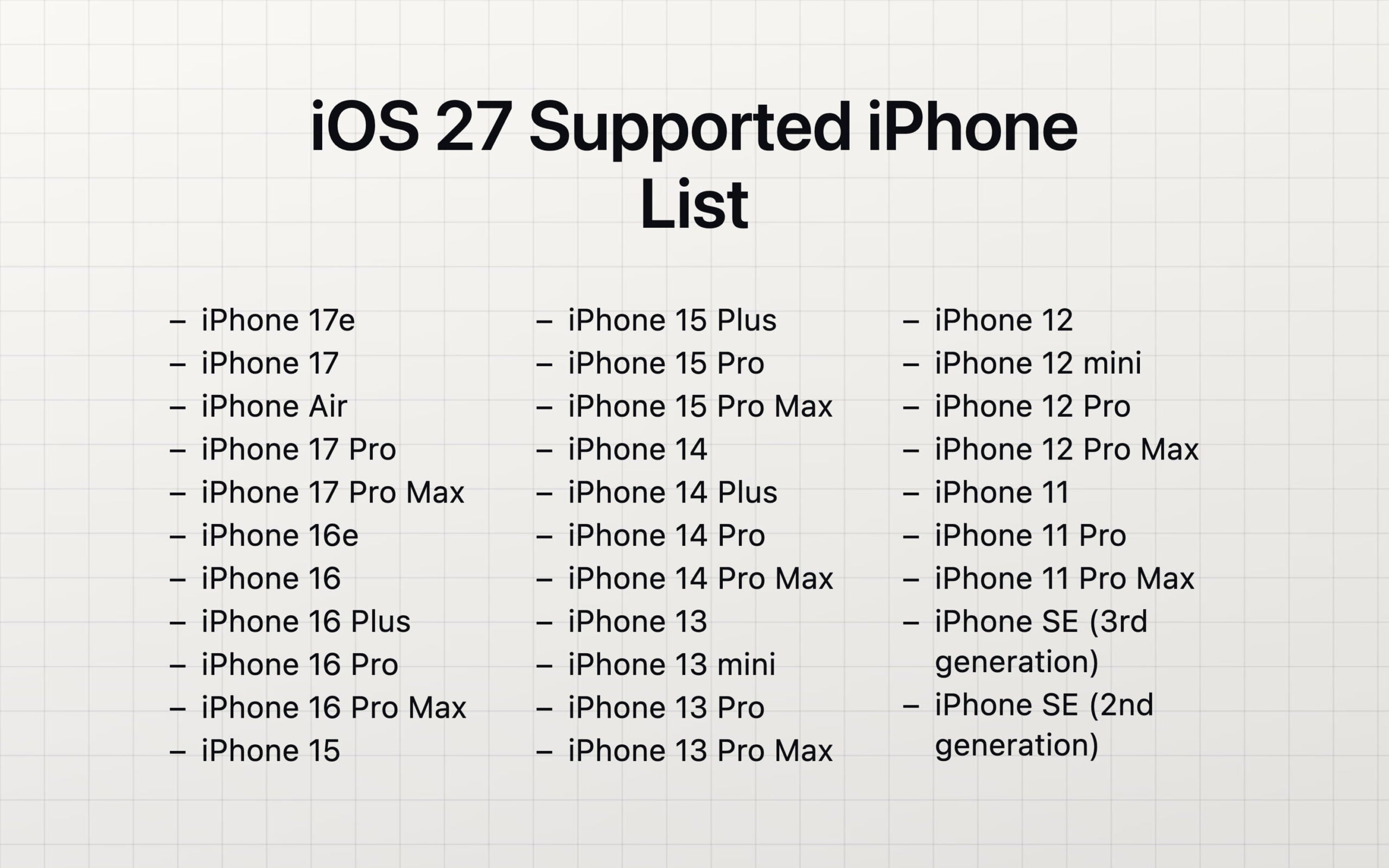 ios-27-supported-iphone-list