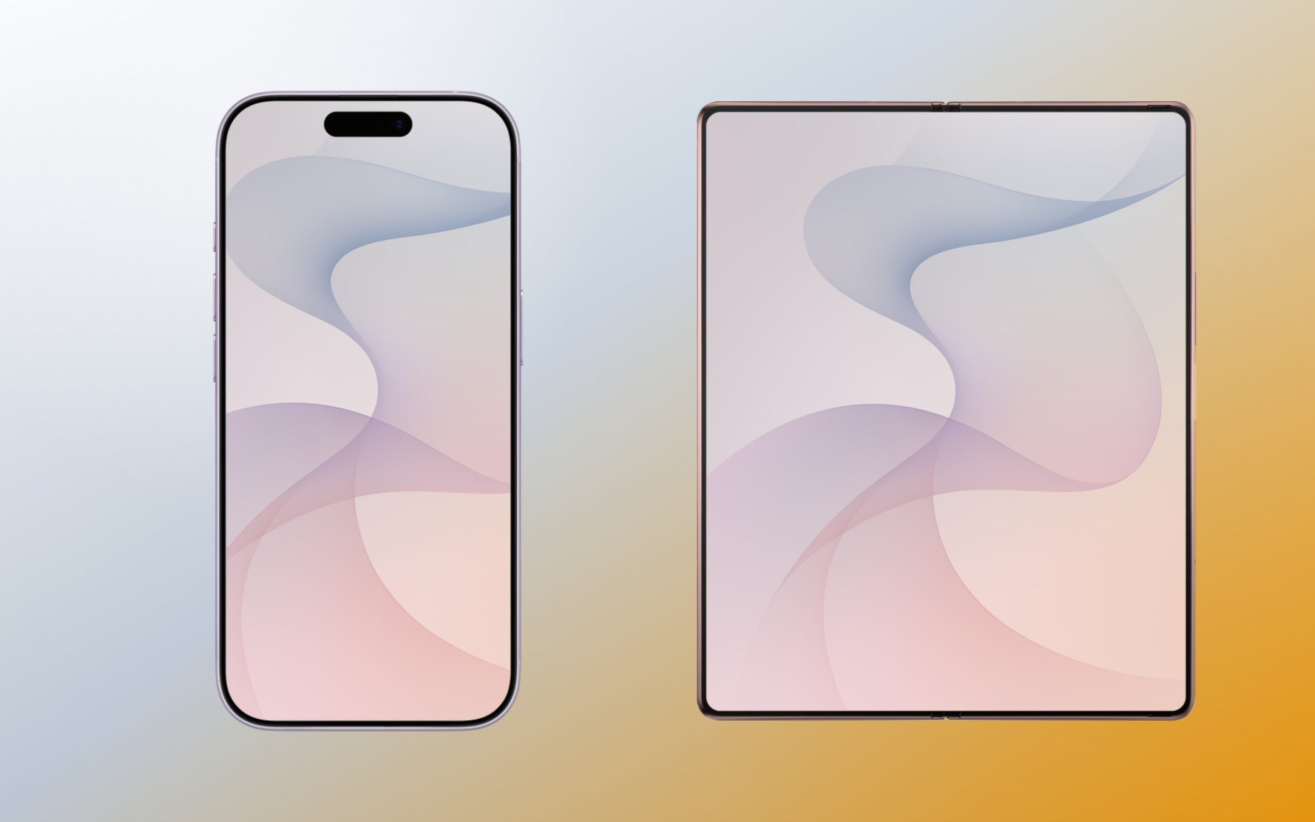Blush Wallpaper PREVIEW ON iPhone + Galaxy Fold