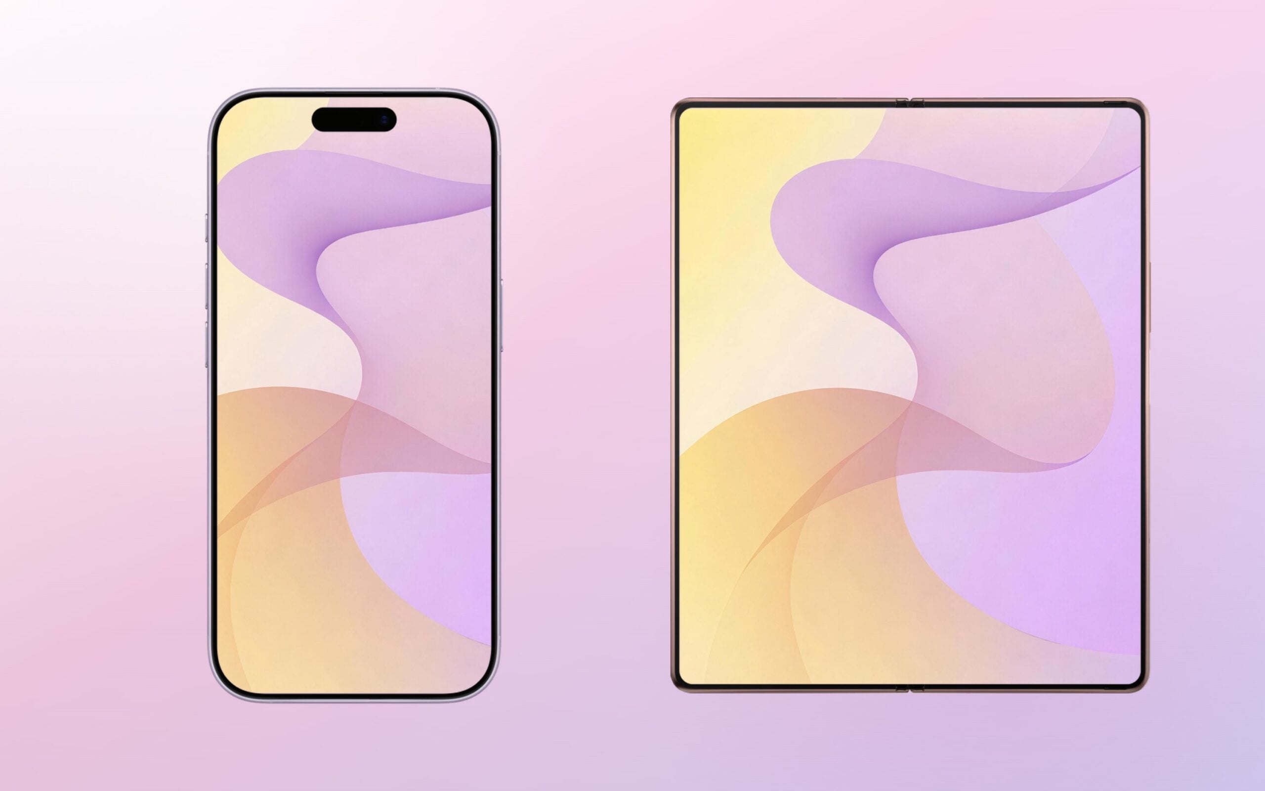 Lavender Wallpaper PREVIEW ON iPhone + Galaxy Fold