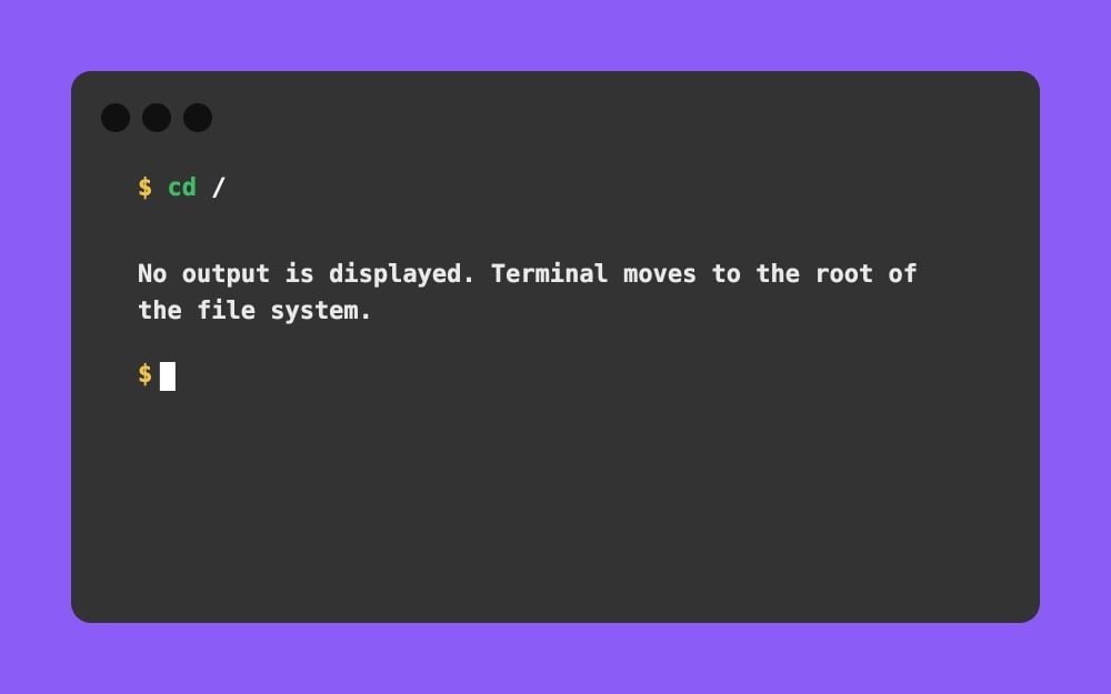 Mac Terminal - cd