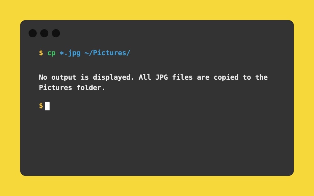 Mac Terminal - cp .jpg ~ Pictures