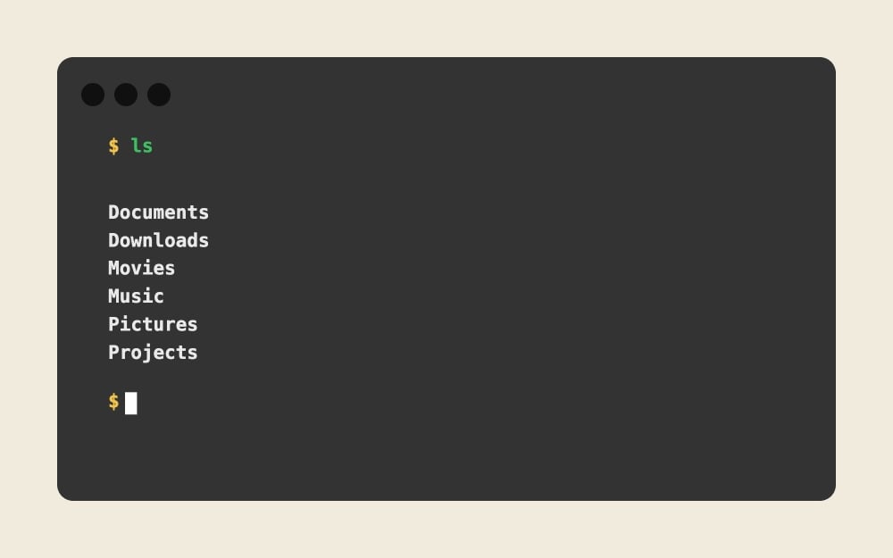 Mac Terminal - ls