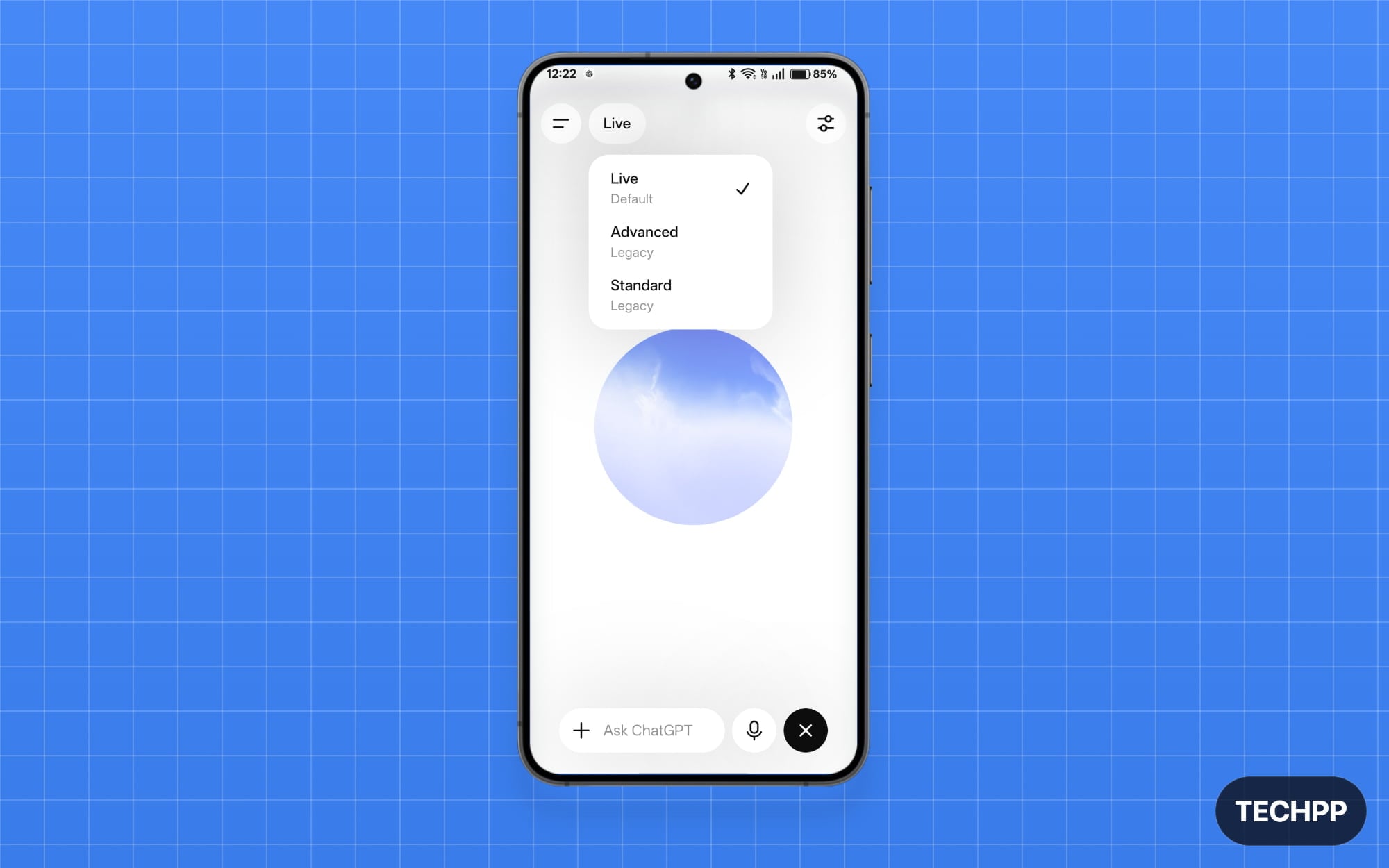 new chatgpt live voice mode in chatgpt app